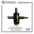 Four-Way For Large Bore Black Hardened Valve Seat Cutting Tool